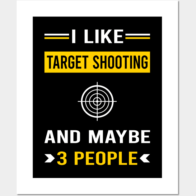 3 People Target Shooting Wall Art by Bourguignon Aror